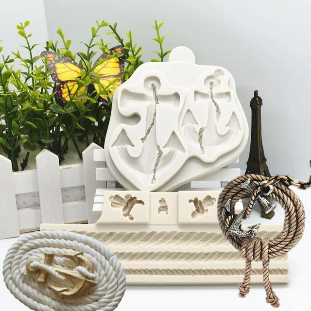 Rope Anchor Silicone Molds Diy Kitchen Ice Chocolate Cake Decorating Tool Crafts