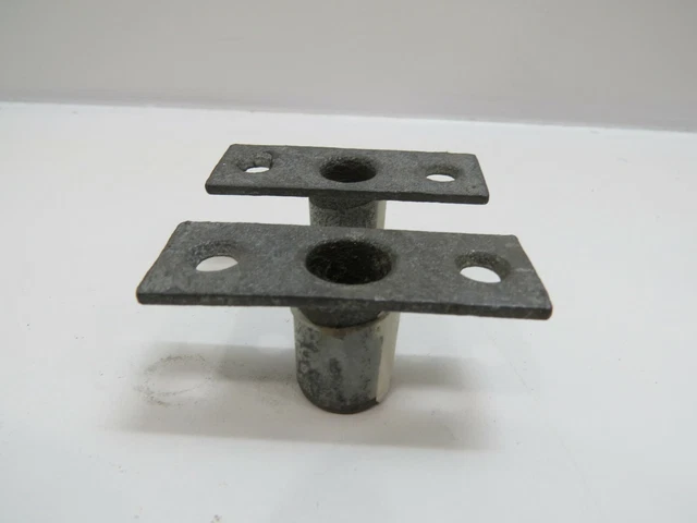 Pair Galvanized Cast Iron Oar Lock Top Mounts Row Boat (C2.5A263B)