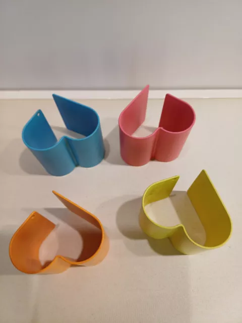 Set di 4 Portatovaglioli "Amici" Alessi design Achille Castiglioni nuovi negozio