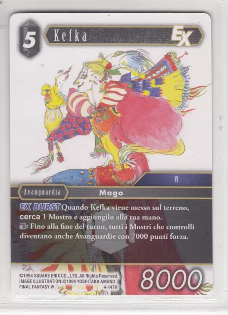 Final Fantasy TCG Kefka Opus IV 4-147H ITA