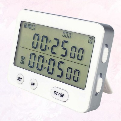 Timer da cucina per animali da cartone animato Timer per il conto alla rovescia per la cottura Timer digitale con sveglia per il viso Orario di allenamento Timer di cottura Green -Rana 