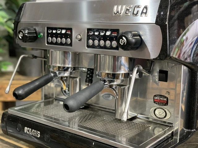 Wega Polaris 2 Gruppi Macchina Caffe' Espresso Nera Compatta Caffe' Commerciale 5