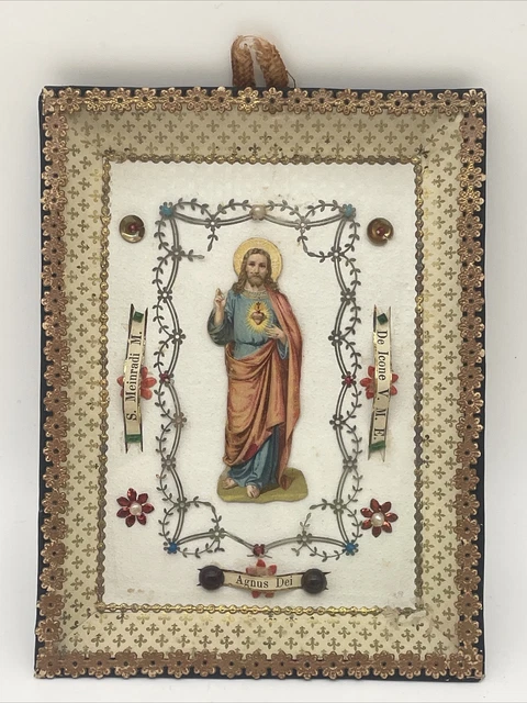Reliquien,  Relics, Klosterarbeit,  Ende 19. Jhdt.,süddeutsch