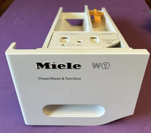 Genuine MIELE WKH120 WPS Washing Machine Complete Soap Drawer 07841770