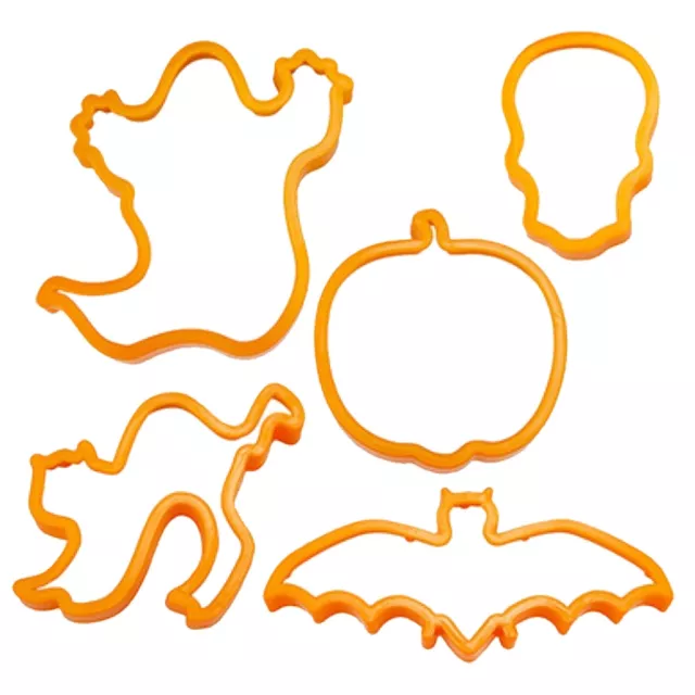 Halloween 5 Piece Cookie Cutters Spooky Shapes