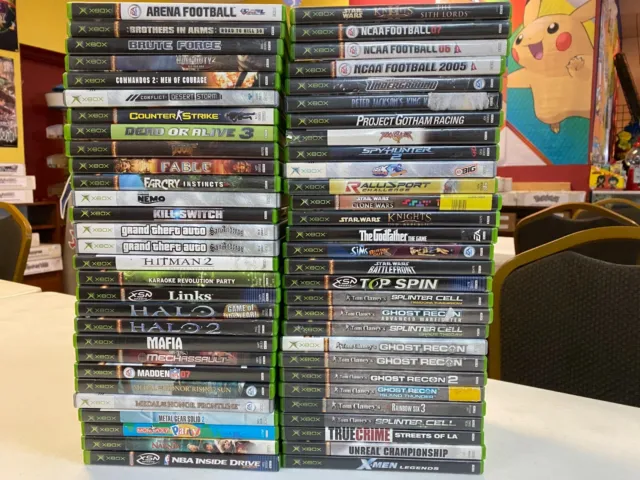 🎮 Xbox Original Lot Assortment! $5.00-$15.00 🎮