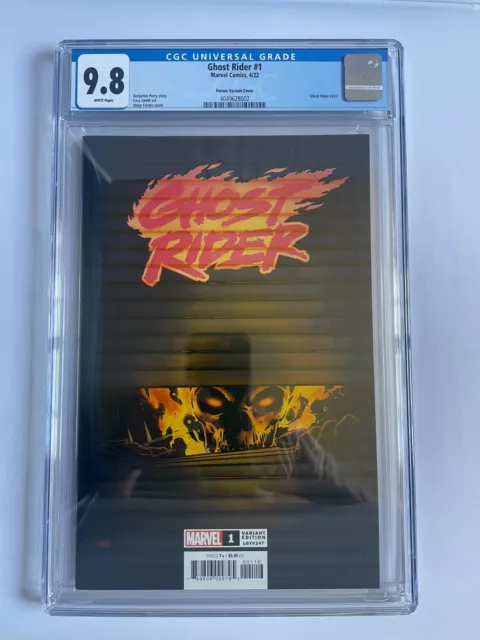 Ghost Rider #1 - Cgc 9.8! Jorge Fornes Variant Cover!