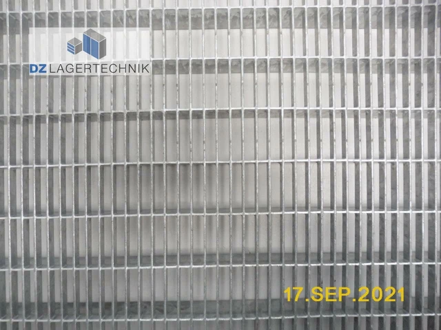 SPH Gitterrost Verzinkt 500x800 Mm – Mit Winkelzarge, Maschenweite 30x10 Mm, Gesamthöhe 23 Mm, Feuerverzinkt