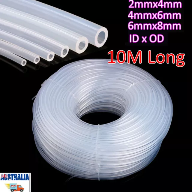 Food Grade Silicone Tube Beer Line Rubber Hose Pipe Soft Clear Silicon Tubing10M