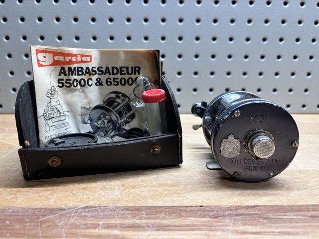 ABU AMBASSADEUR 5500C Big A / 1973 Blue Gray $1,654.81