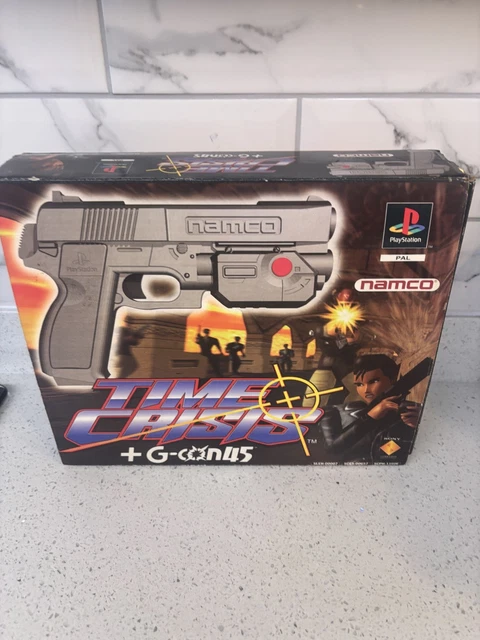 TIME CRISIS G-CON 45 Light Gun for PlayStation Boxed