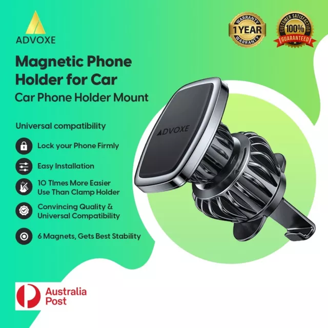 Universal Car Mobile Phone Holder Magnetic Air Vent iPhone 14 13 12  Max Samsung