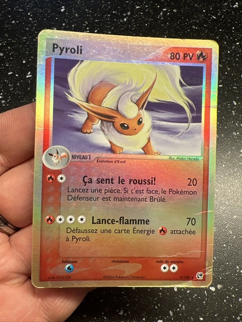 Pokemon Card Pyroli Reverse Ex Sandstorm 5/100 French vf fr