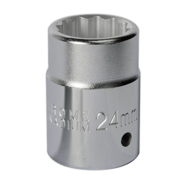 Walldrive Prise 24mm 1.9cmSq Lecteur - Sealey S34/24 Neuf