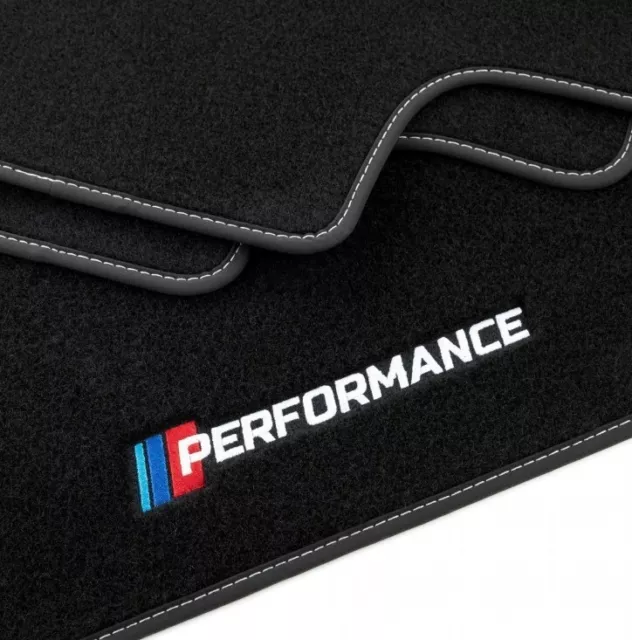 Tapis de Sol pour BMW Serie 3 M3 E36 pack M Performance Power Brodé Velours