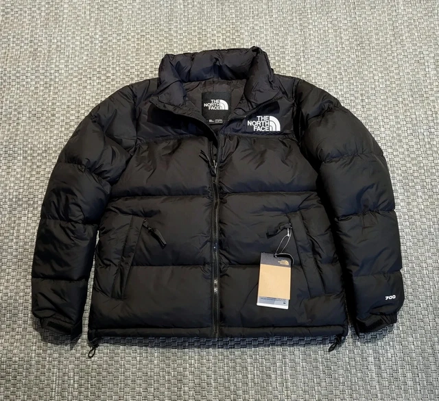 Doudoune 700 The North Face 96 Retro Nuptse Noir capuche intégré au col Size XS