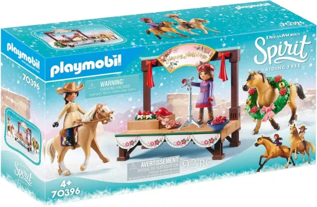 Playmobil Spirit Riding Free Lucky & Spirit w/ Horse Stall Playset #9478
