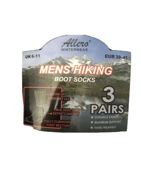 6 paires de chaussettes bottes de randonnée homme 5