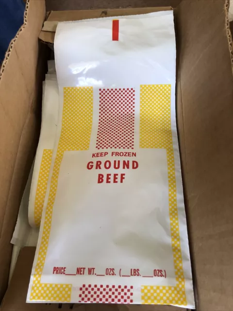 978 PCs 2 pound ground beef bags for filling
