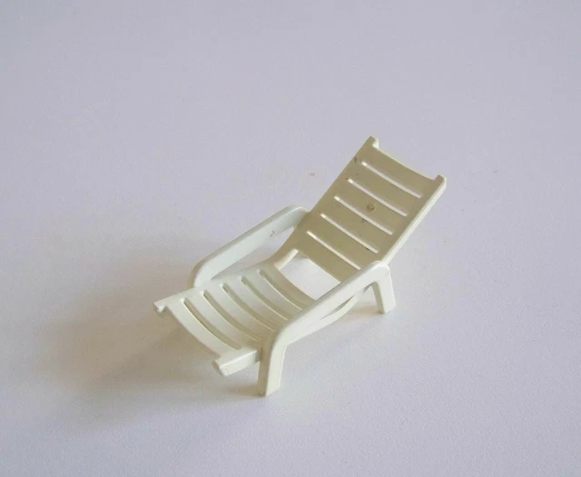 Chaise Haute Pliante PLAYMOBIL Vintage Rouge - Accessoire Camping, Maison, Caravane - Occasion