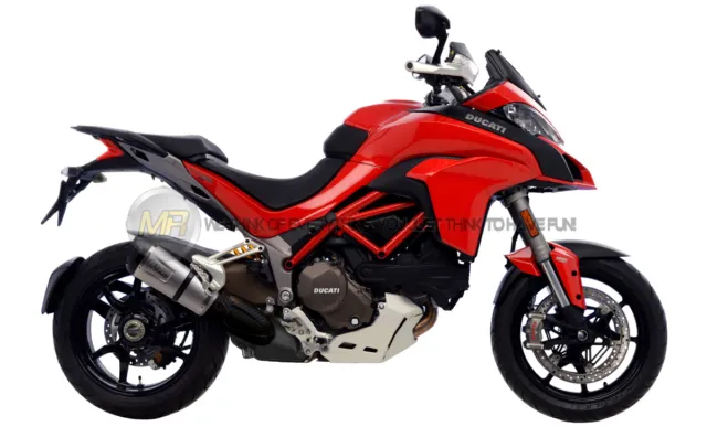 Ducati Multistrada 1200 2015 15 AUSPUFF LEOVINCE FACTORY S ENDSCHALLD?MPFER EDEL