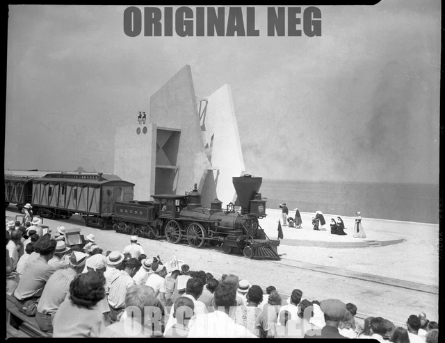 1940s Orig 4x5 Negative BALTIMORE OHIO #25 William Mason CHICAGO RAILROAD FAIR