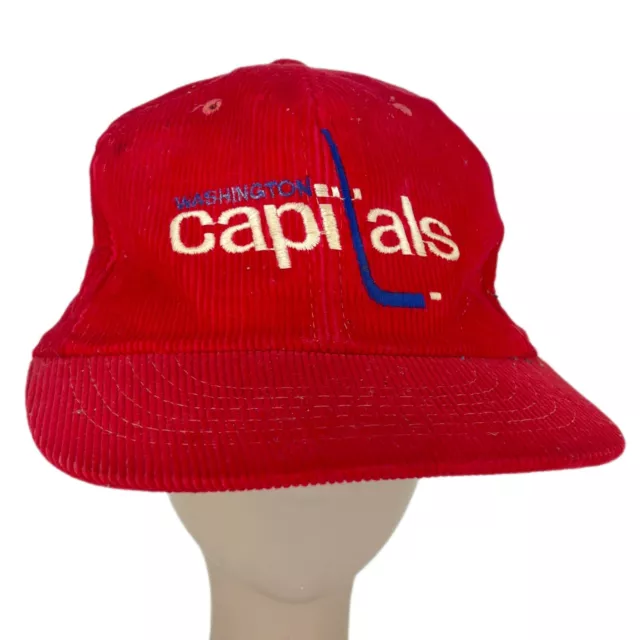 Vintage Washington Capitals Starter Arch Spellout Snapback Hat NHL Ovechkin  Rare