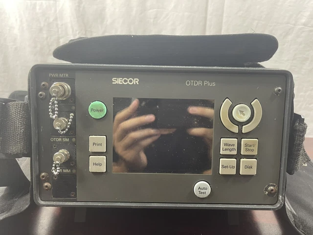 Vtg SIECOR OTDR Plus Multitester 383-SD54 w Case. Nothing Else. Untested. OBO