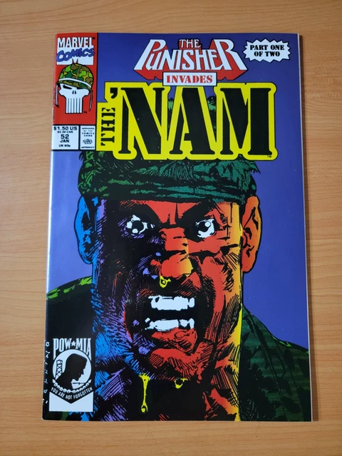 The 'Nam #52 Direct Market Edition ~ NEAR MINT NM ~ 1991 Marvel Comics