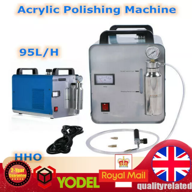 95L Acrylic Oxygen Hydrogen HHO Welder H180 Polishing Machine with Flame Torch