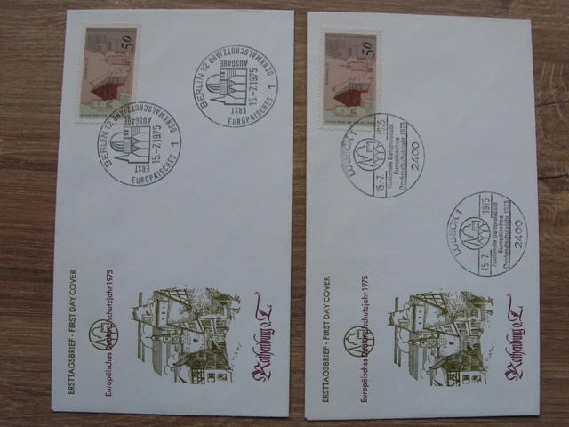 BRD/FDC 1975  Europäisches Denkmalschutzjahr,  Mi. Nr. 861 Sammlung