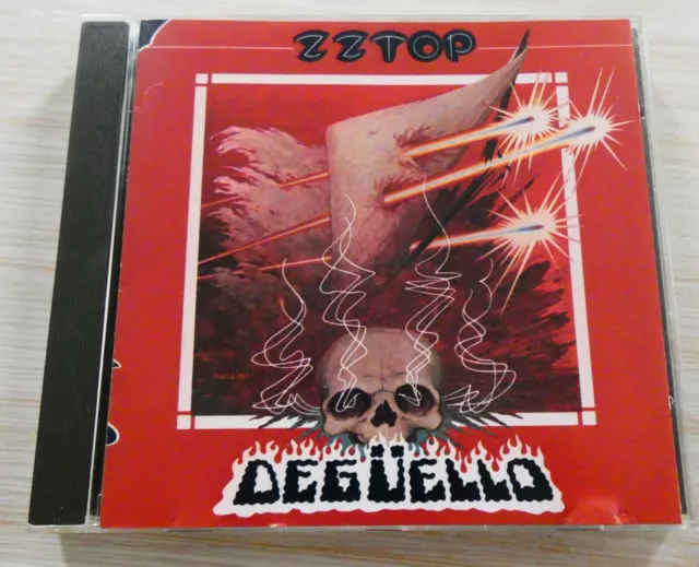 Rare Cd Album Deguello Zz Top 10 Titres 1979 No Bare Code Germany Europe 256701