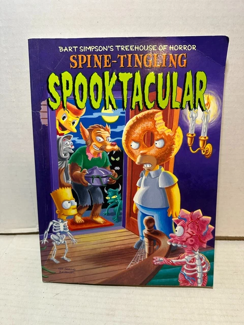 TREEHOUSE OF HORROR Spine-Tingling Spooktacular Comic Simpsons Humor Halloween $9.99 - PicClick