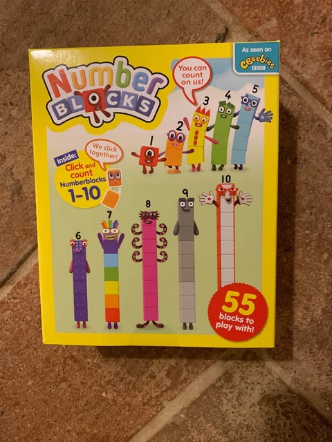 CBEEBIES NUMBERBLOCKS GIFT Set 1-10 - 55 Blocks £21.50 - PicClick UK