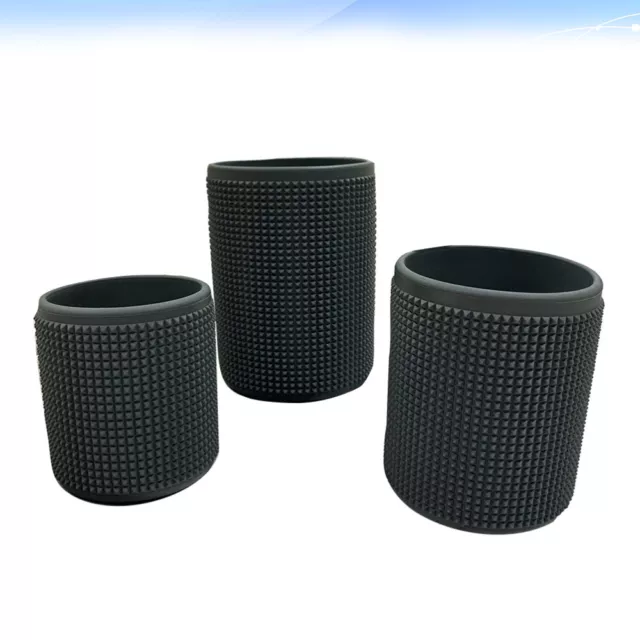 3 Pcs Glass Coffee Tumbler Protective Sleeve Straight Anti-scald