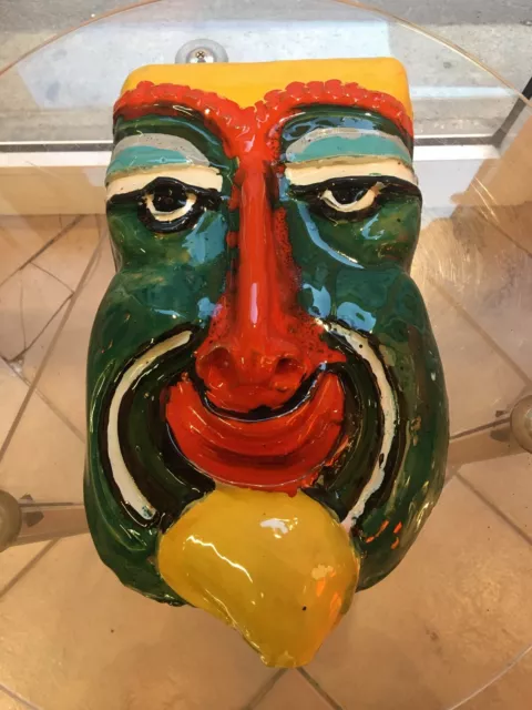 Terracotta Mask Manufacture Italian