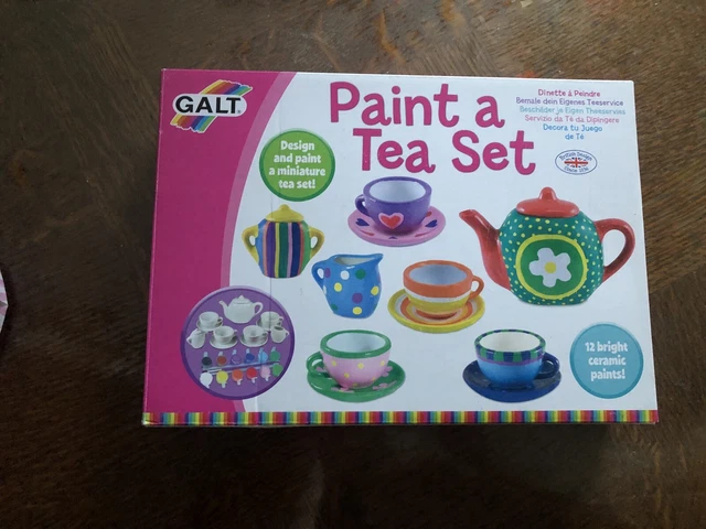 Galt PAINT A TEA SET Kit Kids Children Art Craft Toys & Activities