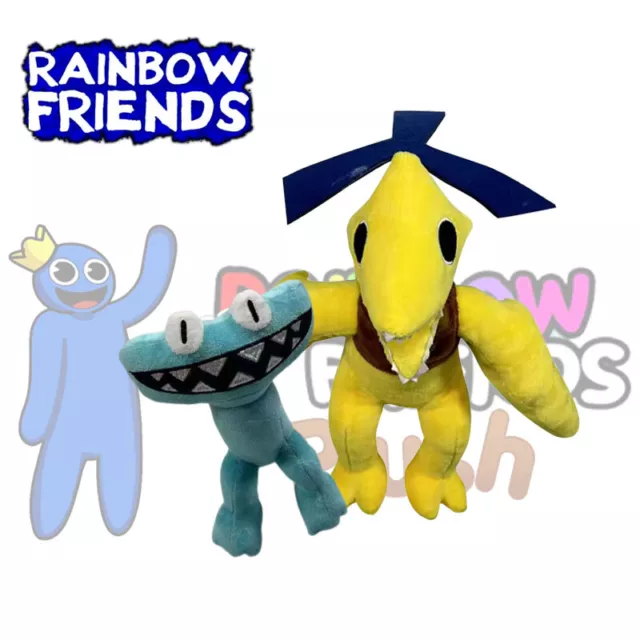 HIGH-QUALITY ROBLOX RAINBOW Friends Green Blue Plush Toys For Children And  $14.65 - PicClick AU