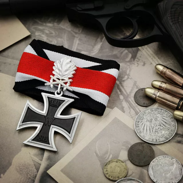 WWI GERMAN IRON Cross 1914 1st class award medal badge WITH box case