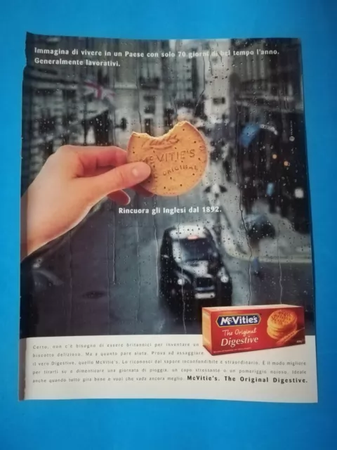 Ritaglio Di Giornale Pubblicita' Mcvitie's Da Collezione - (151)