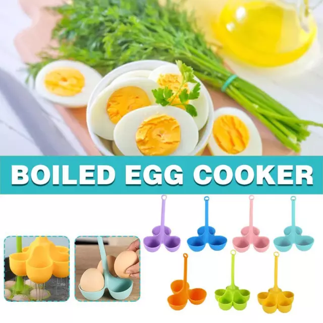 Egg Poacher 3 Grid/ 5 Grid Steamer Eggs Boiler Multi Kitchen GX Function V0J7