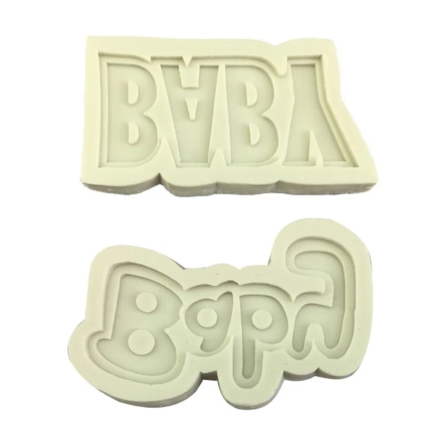 Fondant Mould Baby Letters Shaped Cake Decorating Tool Baking Gadgets for Baking
