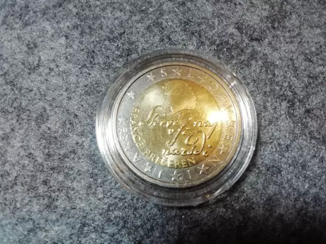 2 Euro Münze Slowenien "France Preseren",  2007