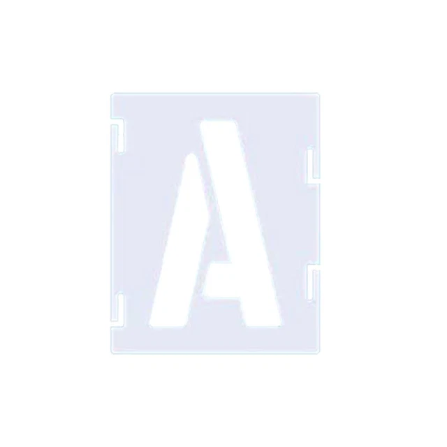 BUCHSTABENSCHABLONEN, 5,1 CM, Bastelschablonen und Vorlagen zum Malen