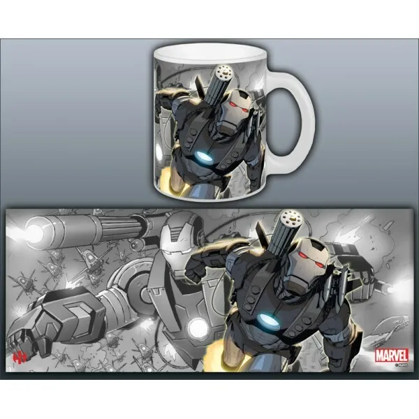 Iron Man War Machine Marvel Taza - Taza en Cerámica Semic