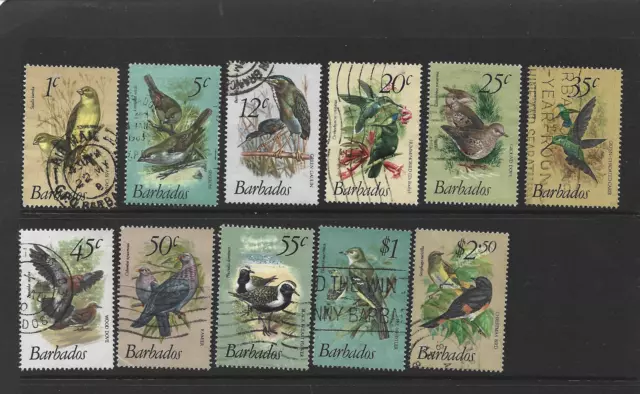 Barbados 1979 Birds11 Vg to Fine used  Part set