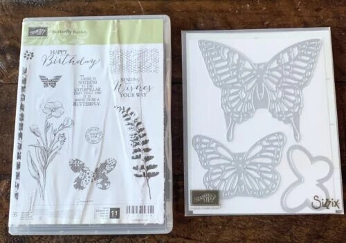 STAMPIN' UP! BUTTERFLY BASICS Stamp Set and BUTTERFLIES Thinlits $23.50 ...