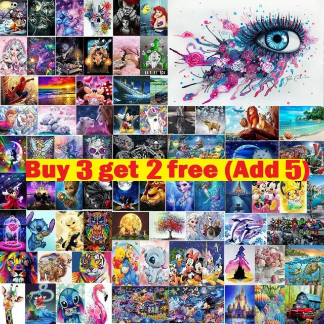 Full Drill 5D Diamond Painting Embroidery Picture Art Cross Stitch DIY Kit UK