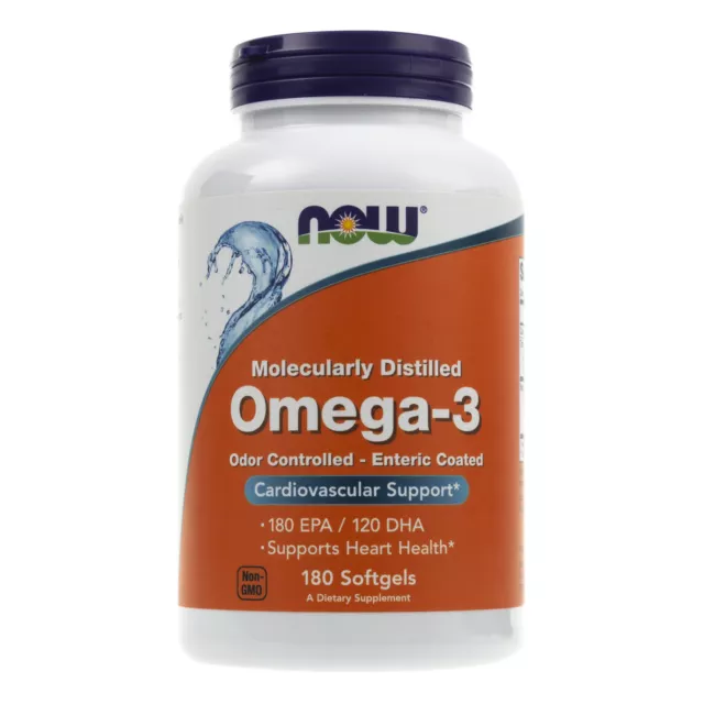 Now Foods Omega-3 1000 mg, 180 capsule