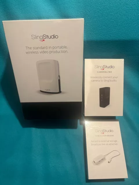 SlingStudio Hub  with CameraLink and USB-C expander. All unopened. Never used.